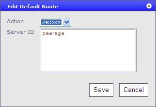 Configuring Protocol Routing 5. To define the default route, click Edit in the Default Route section.