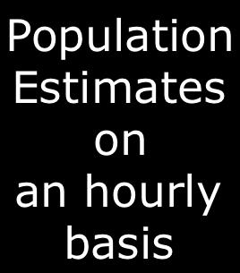 Small area population estimated by