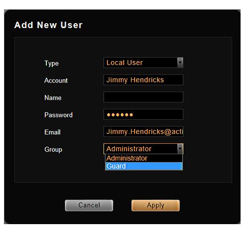 Input group ID and click Apply. 3.
