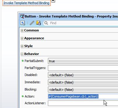 The "trick" for accessing the template's PageDef file is to know that it is another instance of