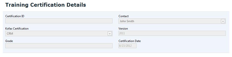 To access these certification records, click on the tab marked Certifications.