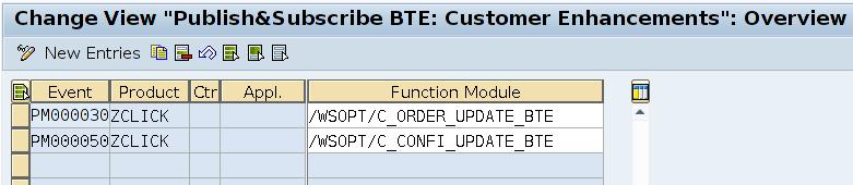 Figure 42: P&S BTE: Customer Enhancements Appointment Booking for Orders S/4HANA Standard Customizing Settings for External Scheduling For external scheduling the SAP system offers a CS-SDL interface