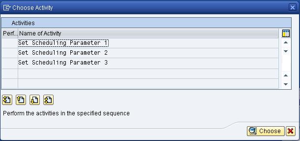 Ch 5 Handling S/4HANA Service and Maintenance Orders 56 Figure 46: Set External Scheduling Parameters Open each of the scheduling parameter options with a double click on one of the parameters or use