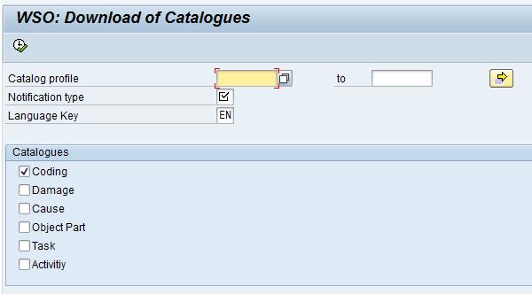 Ch 11 Handling Back Reporting 81 Figure 65: Download of code catalogs Transfer of notifications to FSE Notifications can be replicated to FSE using the integration scenario as described in chapter 8,