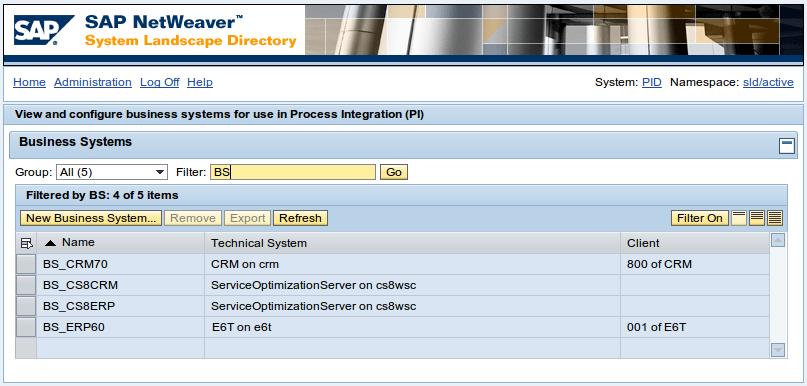 Ch 12 Technical Interface Description 88 Field Service Edge Business system for S/4HANA Type of technical system: Third Party/Other Technical system: choose instance FieldServiceEdgeServer of your