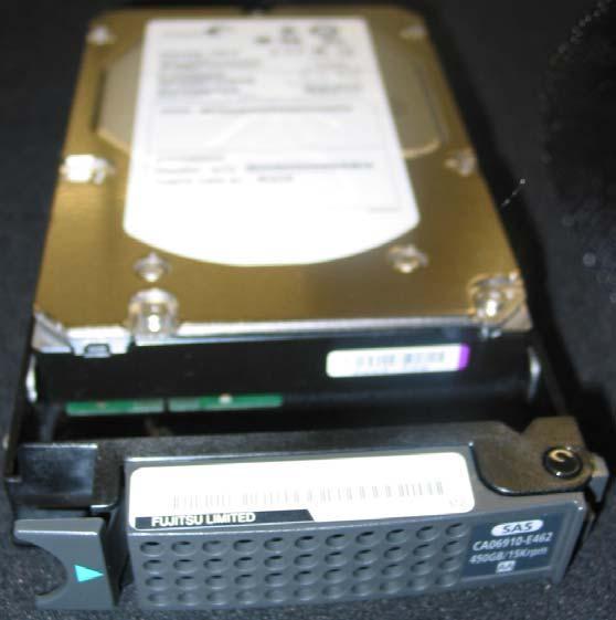 The Latest Disk Drives Support for high performance disk drives (15,000 rpm) and large capacity disk drives suitable for backup SAS disk drives (15,000 rpm) SAS interface: 3 Gbps 450 GB 300 GB