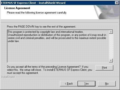 5. Accept the license of Eclipse usage terms and conditions displayed on the [Eclipse License Agreement] window.