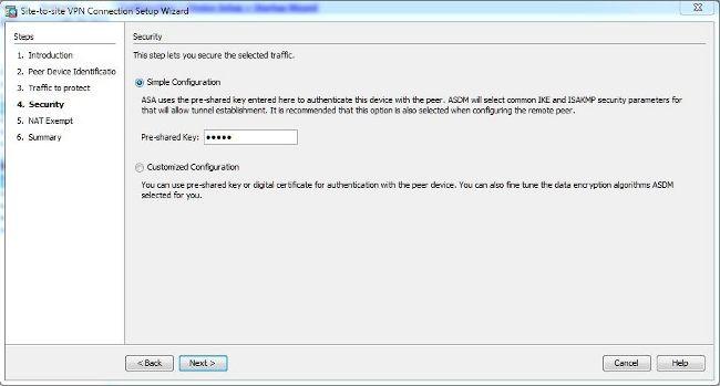 6. Configure the source interface for the traffic on the ASA.
