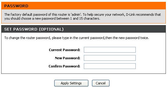 Chapter 5 - Maintenance Password Typically one of the first things the administrator is likely to change is the device password used to access the management software.