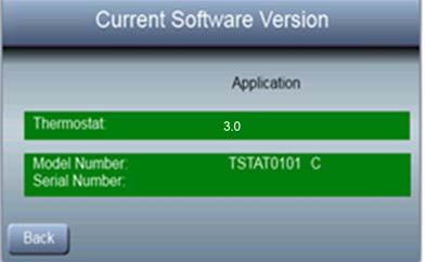 Model Number, Serial Number, and Software Version Press Version on The Basic Setup screen.