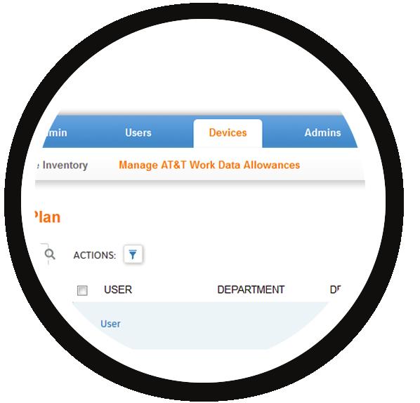 Click on the Actions button on the applicable end user and select Set Allowance(s).