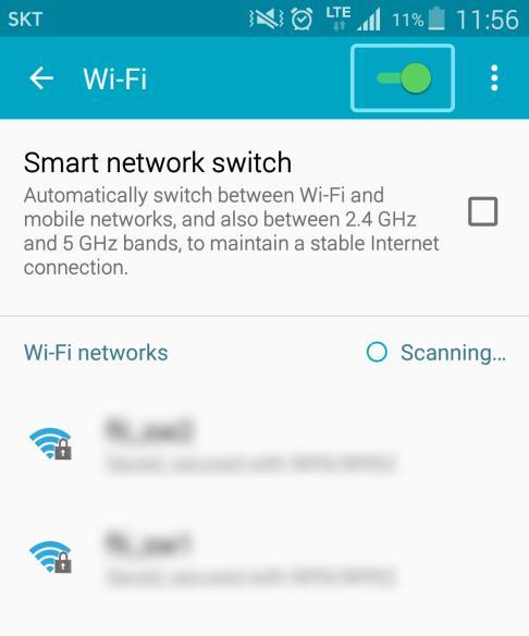 Tap or click your R871's Wi-Fi Name (SSID) from the list, and tap Connect 6.