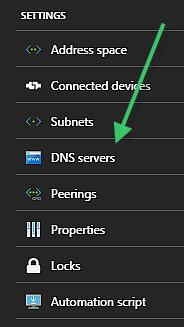 3 Using the Custom option, add the address of the DNS server you want to use for name resolution and click Save.