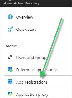 You perform these steps in the Microsoft Azure portal appropriate for your registered account.
