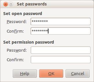 Figure 16: Setting a password to encrypt a PDF Digital Signatures page of PDF Options dialog This page contains the options related to exporting a digitally signed PDF.