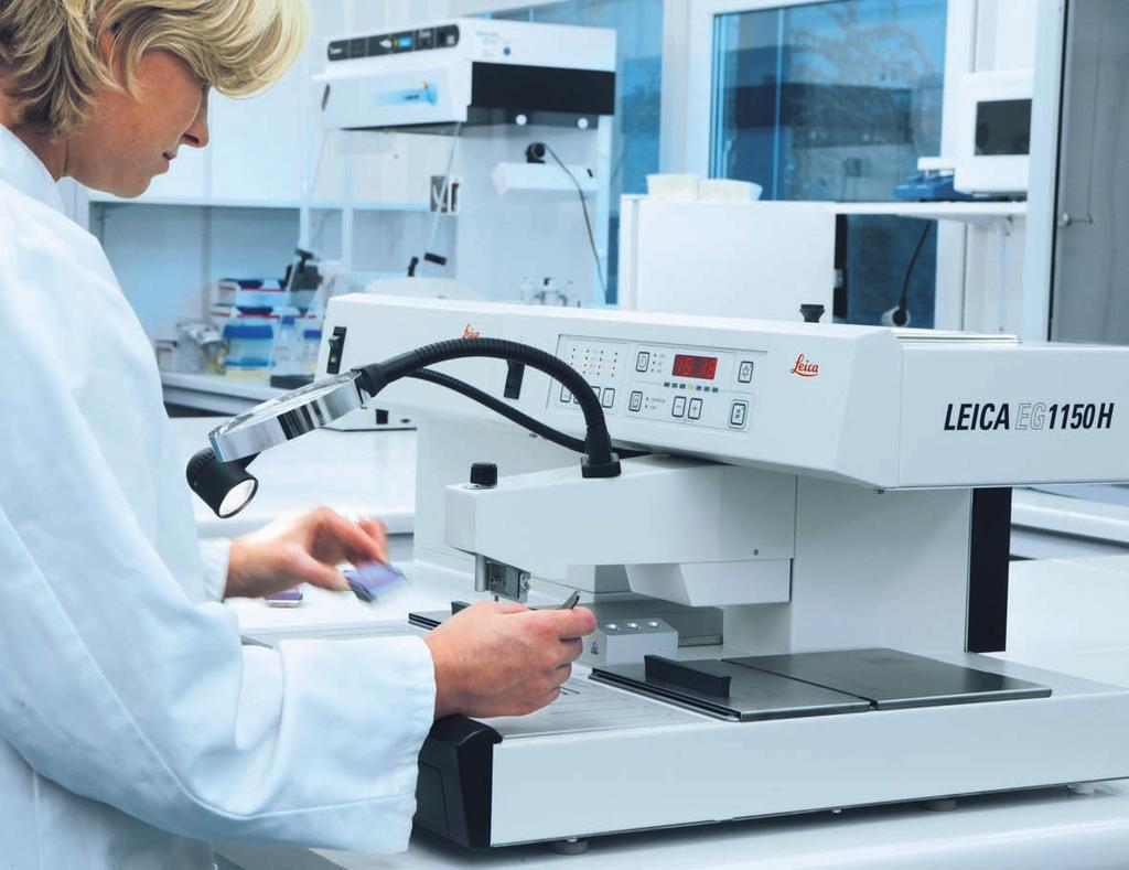 Coverslipping Leica s automated glass coverslipper produces slides with superior optical quality for reliable, long-term storage.
