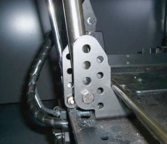 The Pivot point may be moved up in the seat-back bracket. The factory setting is 4 measured from the top of the seat pan to the pivot point. This may be adjusted in ¾ intervals. (fi g 8.1). 3.
