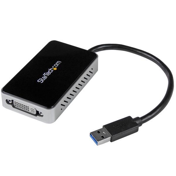 USB 3.0 to DVI External Video Card Multi Monitor Adapter with 1-Port USB Hub 1920x1200 Product ID: USB32DVIEH The USB32DVIEH USB 3.0 to DVI Adapter turns an available USB 3.