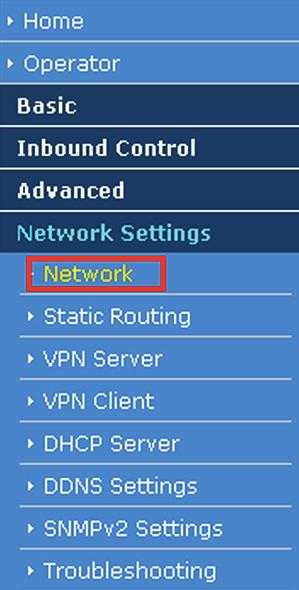 2.3.2 Configuring the Network