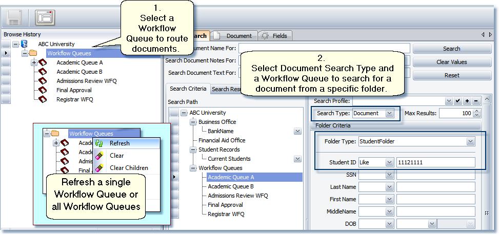 Browse Mode 6. Enter a name for the file. 7. Click on the Save button. The PDF is created identifying each of the document's names that were included in the export by listing them in Bookmarks.