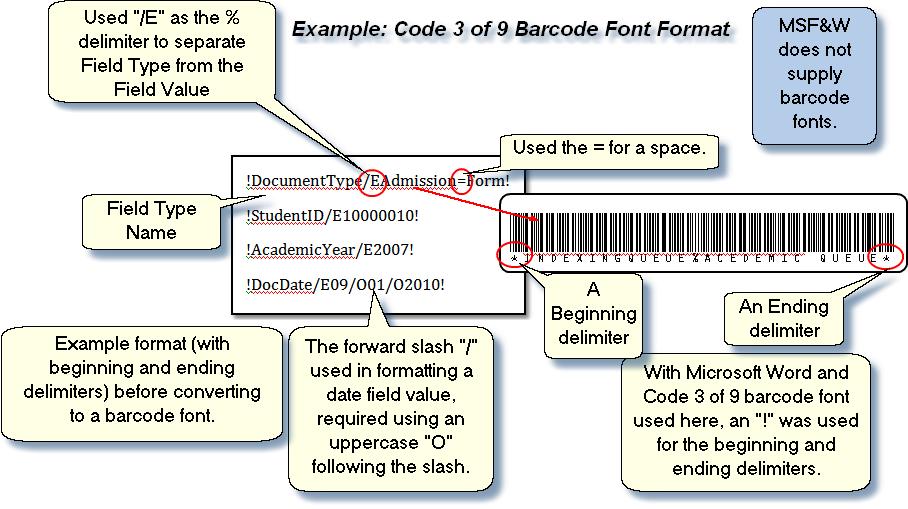 and performed checksum. Since Code 128 uses checksum, we found that replacing the 'FieldValue' after converting to the barcode font caused errors.