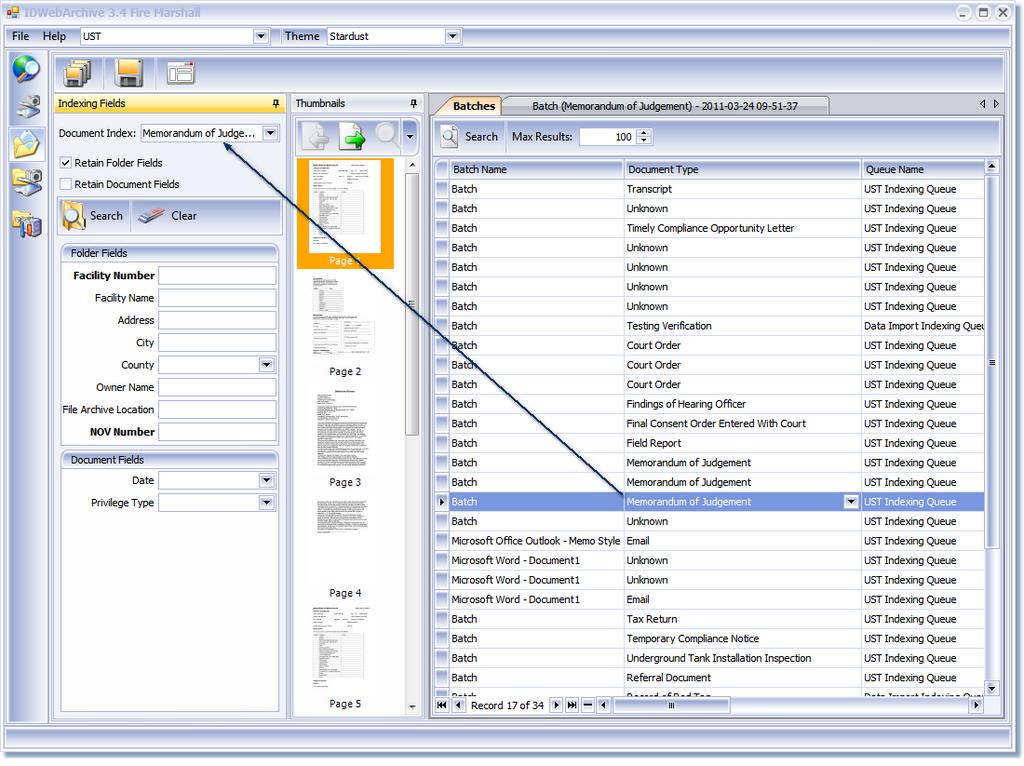 Batch Indexing Command Toolbar Within the Batch Indexing the Command Toolbar helps to navigate through the batches in the list, save items from the indexing