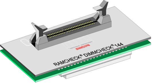 7.1 RC DIMMCHECK 144 This addition to the RAMCHECK line provides a needed solution for testing SDRAM and standard EDO/FPM DRAM 144-pin SO DIMM modules at an affordable price.