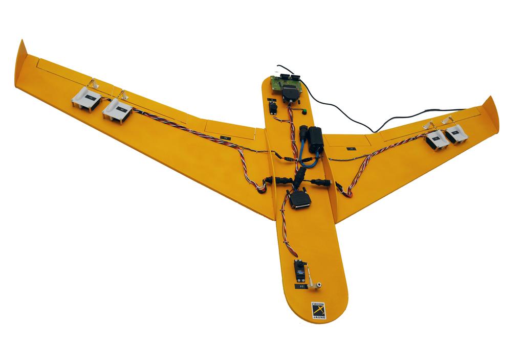 IronBird «avion jaune» " Iron Bird : une maquette à l échelle 3/8 du véritable Altimum (Société L avion jaune) Capteurs,