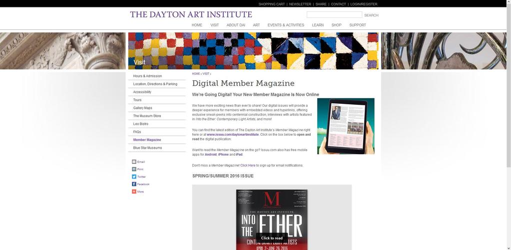 WHERE TO GO: Point your browser to daytonartinstitute.