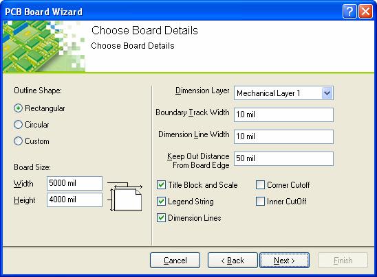 Creating a new PCB document Before you transfer the design from the Schematic Editor to the PCB Editor, you need to create the blank PCB with at least a board outline.