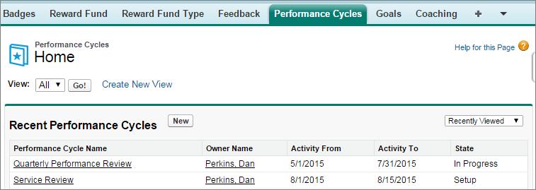 Performance Summary Cycles Overview 6. Enter case details and click Submit. Enable or Disable Work.com Settings Performance Summary Cycles Overview Use Work.