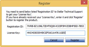 1. Type the License Key which you have generated on the Source Computer in the provided field of License Key. 2.
