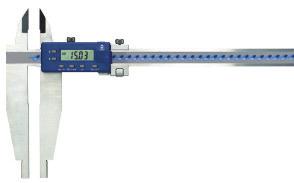 Heavy Duty Digital Workshop Caliper 160-D Series Heavy duty design Internal measuring nibs on external jaws and knife edge external jaws Soft keys for maximum operating comfort Easy to read LCD