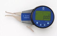 Internal Digital Caliper Incorporating advanced electronics, these advanced gauges have the benefit of a large digital readout and an auto adjusting analogue display.