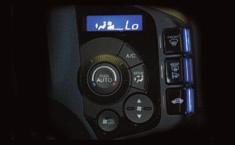 most screens) Air conditioner on/off Rear defrost on/off Climate control recirculate/ fresh air Fan