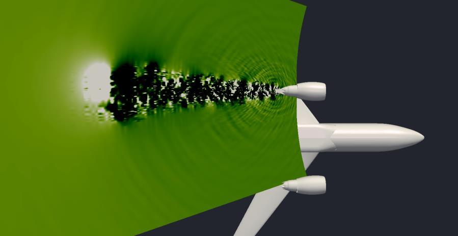 IN-SITU VISUALIZATION ON TITAN First prototype of ParaView in-situ visualization capabilities in pyfr (CFD) simulations, predicting jet engine acoustics Both compute and visualization running on