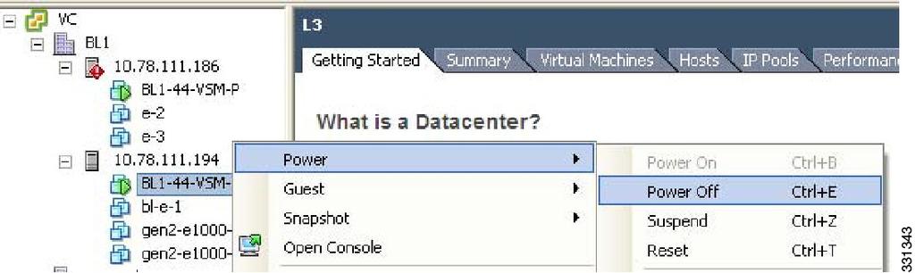 Configuring VSM Backup and Recovery Backing Up the VSM Procedure Step 1 Open the vsphere Client.