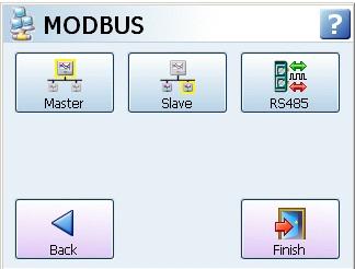 Enable Modbus master as shown below: Open and configure Slave 1 (or whichever Slave is available) as shown below: Give