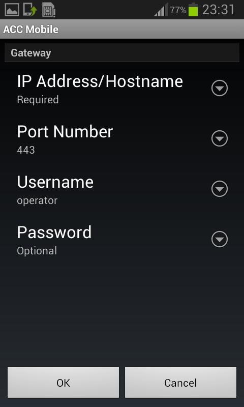 1. Tap Gateways. Since there are currently no Gateways, you are automatically taken to the Add Gateway screen.