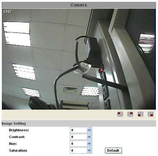 C.Multimedia i. Image Setting: ii. Select each channel to control. iii.