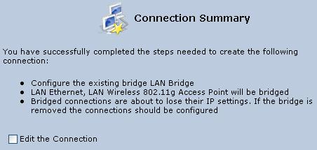 MP-20x Telephone Adapter 11. VLAN and Bridge Settings Important notes: The same connections cannot be shared by two bridges. A bridge cannot be bridged. Bridged connections lose their IP settings. 5.