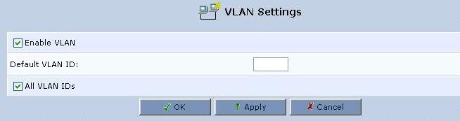 User's Manual Figure 11-38: VLAN Settings 7. Set the bridge to use 'No IP Address'.