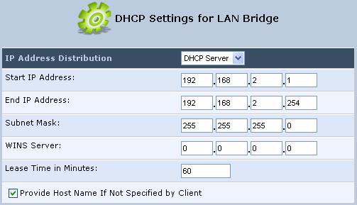 User's Manual 14.7.1 DHCP Server Parameters To edit the DHCP server settings for a device: 1.