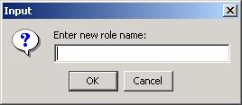 If the you have switched to role-based mode of the User Manager, the User Manager entry in the Server Console offers a new option: Roles Creating New Roles To reveal the Roles click the + icon on the