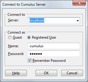 14 CUMULUS ADMINISTRATOR GUIDE The Cumulus Server Once installed, as default the Cumulus Server is launched invisibly every time the computer it s running on is started up.