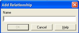 Metastorm BPM Release 7.6 Figure 48: Add Relationship 2. In the Name field, enter the name of the custom relationship and click on the OK button.