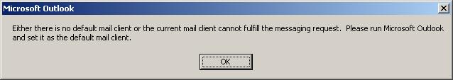 Note: CallPilot will automatically configure any of the supported default email clients during installation.