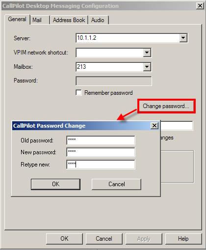 3. Click the Change Password button. 4. Enter your old password in the Old Password box. 5. Enter your new password in New Password box. 6.