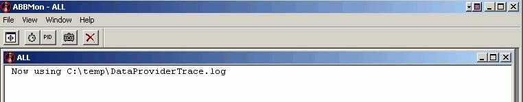 Enter the path specification for the log file (optional and recommended). c. Click OK when you are finished. This opens the Trace Monitor window, Figure 89.