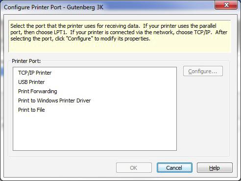 After the printers have been configured you will need to set the correct media profile and page size. 1.